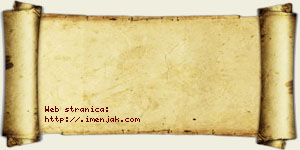 Milana Dačić vizit kartica